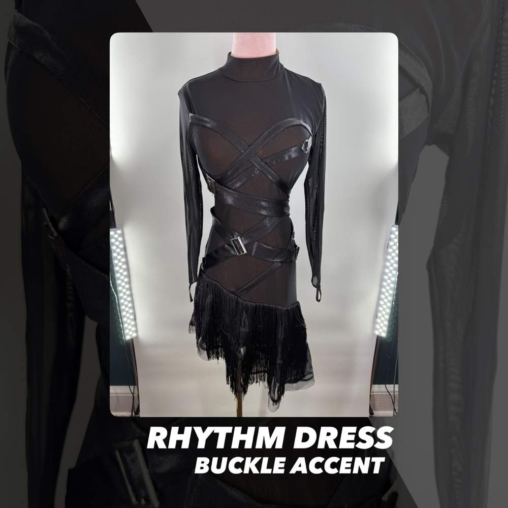EUC Buckle Accent Rhythm Dress